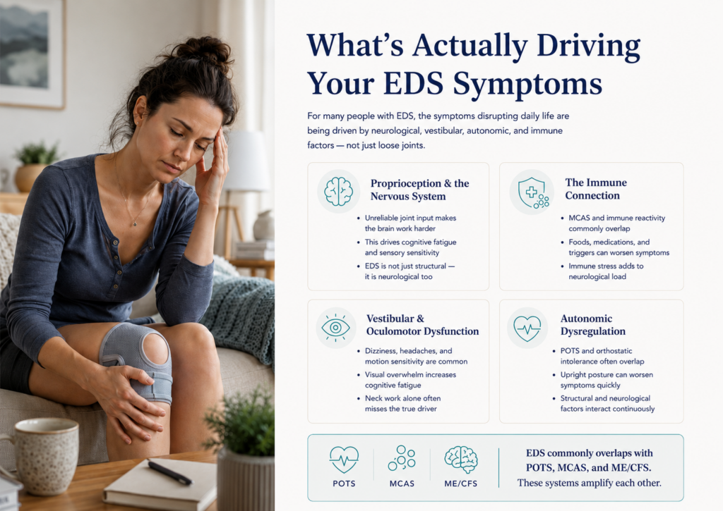 What drives EDS symptoms